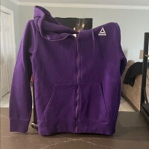 Reebok Kids' Vibrant Purple Zip-Up Hoodie